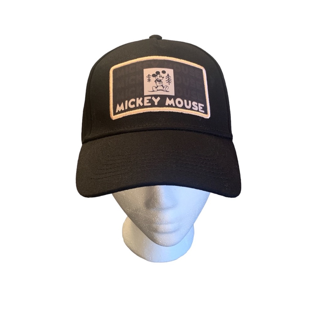 Black Disney Mickey Mouse Ball Cap Hat Unisex with Tags